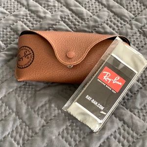 Ray-Ban brown sunglasses case